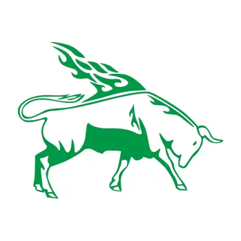 Samolepicí dekorace na vozidlo Animal flames 067 pravá býk (12 - zelená) SAMOLEPKA NA AUTO, NÁLEPKA, FÓLIE, POLEP, TUNING, VLASTNÍ TEXT, TISK, AUTOSAMOLEPKY.cz, POLEPY, OBRÁZEK, LOGO, 3D STICKERS