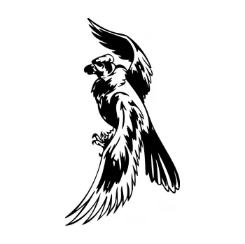 Samolepicí dekorace na vozidlo Predators 012 levá (01 - černá) SAMOLEPKA NA AUTO, NÁLEPKA, FÓLIE, POLEP, TUNING, VLASTNÍ TEXT, TISK, AUTOSAMOLEPKY.cz, POLEPY, OBRÁZEK, LOGO, 3D STICKERS