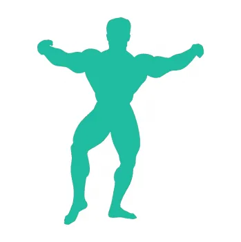 Polep vozidla Kulturista 008 levá (25 - tyrkysová) SAMOLEPKA NA AUTO, NÁLEPKA, FÓLIE, POLEP, TUNING, VLASTNÍ TEXT, TISK, AUTOSAMOLEPKY.cz, POLEPY, OBRÁZEK, LOGO, 3D STICKERS