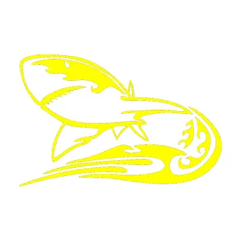 Samolepicí dekorace na vozidlo Animal flames 041 levá žralok (05 - žlutá citron) SAMOLEPKA NA AUTO, NÁLEPKA, FÓLIE, POLEP, TUNING, VLASTNÍ TEXT, TISK, AUTOSAMOLEPKY.cz, POLEPY, OBRÁZEK, LOGO, 3D STICKERS