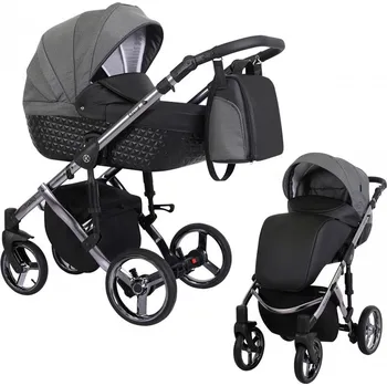Kočárek Kočárek Kunert Tiaro Premium 2024 black/grey