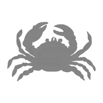 Samolepící dekorace SAMOLEPKA Krab 001 levá (17 - šedá) NA AUTO, NÁLEPKA, FÓLIE, POLEP, TUNING, VLASTNÍ TEXT, TISK, AUTOSAMOLEPKY.cz, POLEPY, OBRÁZEK, LOGO, SAMOLEPKY