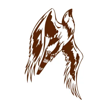 Samolepicí dekorace na vozidlo Predators 011 pravá (15 - hnědá) SAMOLEPKA NA AUTO, NÁLEPKA, FÓLIE, POLEP, TUNING, VLASTNÍ TEXT, TISK, AUTOSAMOLEPKY.cz, POLEPY, OBRÁZEK, LOGO, 3D STICKERS