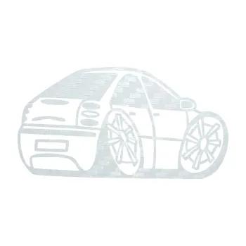 Polep vozidla SAMOLEPKA Fiat Bravo karikatura pravá (51 - 3D karbon bílý) NA AUTO, NÁLEPKA, FÓLIE, POLEP, TUNING, VLASTNÍ TEXT, TISK, AUTOSAMOLEPKY.cz, POLEPY, OBRÁZEK, LOGO, SAMOLEPKY