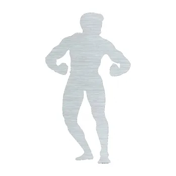 Polep vozidla Kulturista 011 pravá (61 - škrábaný hliník) SAMOLEPKA NA AUTO, NÁLEPKA, FÓLIE, POLEP, TUNING, VLASTNÍ TEXT, TISK, AUTOSAMOLEPKY.cz, POLEPY, OBRÁZEK, LOGO, 3D STICKERS