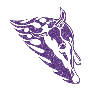 Samolepicí dekorace na vozidlo Animal flames 012 pravá býk (87 - Ultra Metalic fialová) SAMOLEPKA NA AUTO, NÁLEPKA, FÓLIE, POLEP, TUNING, VLASTNÍ TEXT, TISK, AUTOSAMOLEPKY.cz, POLEPY, OBRÁZEK, LOGO, 3D STICKERS