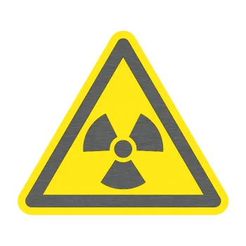 samolepka Radioactive barevný trojúhelník (62 - škrábaný titan) SAMOLEPKA NA AUTO, NÁLEPKA, FÓLIE, POLEP, TUNING, VLASTNÍ TEXT, TISK, AUTOSAMOLEPKY.cz, POLEPY, OBRÁZEK, LOGO, 3D STICKERS