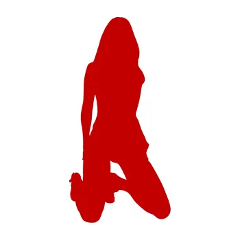 Polep vozidla Erotická žena 014 pravá (18 - tmavě červená) SAMOLEPKA NA AUTO, NÁLEPKA, FÓLIE, POLEP, TUNING, VLASTNÍ TEXT, TISK, AUTOSAMOLEPKY.cz, POLEPY, OBRÁZEK, LOGO, 3D STICKERS