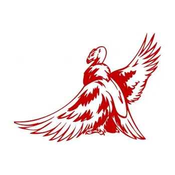 Samolepicí dekorace na vozidlo Predators 071 levá sup (18 - tmavě červená) SAMOLEPKA NA AUTO, NÁLEPKA, FÓLIE, POLEP, TUNING, VLASTNÍ TEXT, TISK, AUTOSAMOLEPKY.cz, POLEPY, OBRÁZEK, LOGO, 3D STICKERS