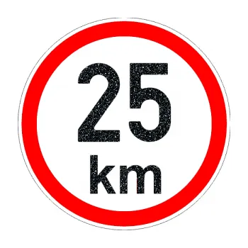 samolepka Maximální rychlost 25km - nejvyšší konstrukční rychlost (85 - Ultra Metalic černá) SAMOLEPKA NA AUTO, NÁLEPKA, FÓLIE, POLEP, TUNING, VLASTNÍ TEXT, TISK, AUTOSAMOLEPKY.cz, POLEPY, OBRÁZEK, LOGO, 3D STICKERS