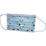 Ústenka dětská modrá s gumičkami/5ks Steriwund