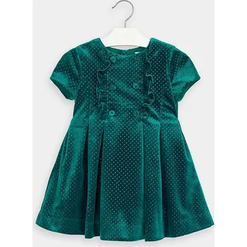 Dívčí šaty Dívčí luxusní šaty Mayoral zelené 4972