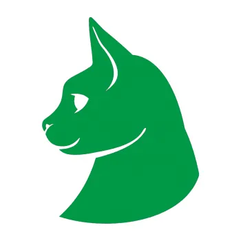 Samolepící dekorace Kočka 006 levá (12 - zelená) SAMOLEPKA NA AUTO, NÁLEPKA, FÓLIE, POLEP, TUNING, VLASTNÍ TEXT, TISK, AUTOSAMOLEPKY.cz, POLEPY, OBRÁZEK, LOGO, 3D STICKERS