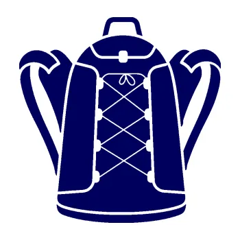 Samolepící dekorace SAMOLEPKA Batoh 002 (23 - tmavě modrá) NA AUTO, NÁLEPKA, FÓLIE, POLEP, TUNING, VLASTNÍ TEXT, TISK, AUTOSAMOLEPKY.cz, POLEPY, OBRÁZEK, LOGO, SAMOLEPKY