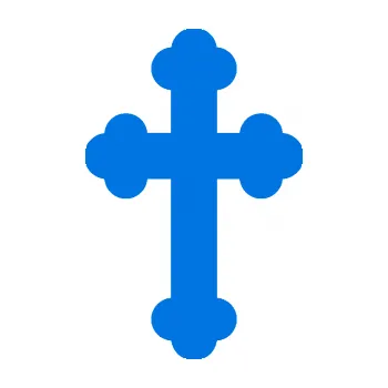 samolepka Křesťanský kříž 001 (11 - modrá oceán) SAMOLEPKA NA AUTO, NÁLEPKA, FÓLIE, POLEP, TUNING, VLASTNÍ TEXT, TISK, AUTOSAMOLEPKY.cz, POLEPY, OBRÁZEK, LOGO, 3D STICKERS