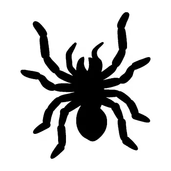 Samolepící dekorace SAMOLEPKA Pavouk 014 levá (01 - černá) NA AUTO, NÁLEPKA, FÓLIE, POLEP, TUNING, VLASTNÍ TEXT, TISK, AUTOSAMOLEPKY.cz, POLEPY, OBRÁZEK, LOGO, SAMOLEPKY