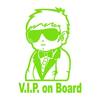 Samolepicí dekorace na vozidlo Dítě v autě 058 s textem chlapec s brýlemi (04 - zelená kawasaki) SAMOLEPKA NA AUTO, NÁLEPKA, FÓLIE, POLEP, TUNING, VLASTNÍ TEXT, TISK, AUTOSAMOLEPKY.cz, POLEPY, OBRÁZEK, LOGO, 3D STICKERS