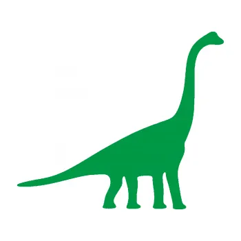 Samolepící dekorace Brachiosaurus 001 pravá (12 - zelená) SAMOLEPKA NA AUTO, NÁLEPKA, FÓLIE, POLEP, TUNING, VLASTNÍ TEXT, TISK, AUTOSAMOLEPKY.cz, POLEPY, OBRÁZEK, LOGO, 3D STICKERS