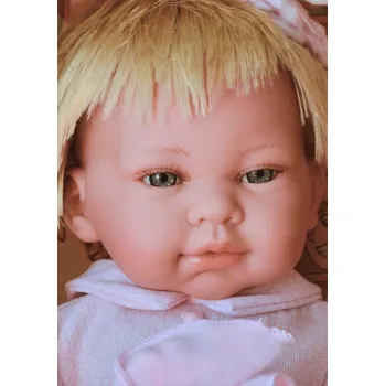 Panenka Realistické miminko - holčička - Marina - blonďaté vlásky od firmy Lamagik (Realistická miminka ze Španělska)