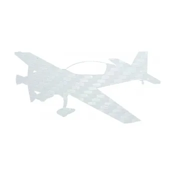 Polep vozidla SAMOLEPKA Letadlo 016 levá (51 - 3D karbon bílý) NA AUTO, NÁLEPKA, FÓLIE, POLEP, TUNING, VLASTNÍ TEXT, TISK, AUTOSAMOLEPKY.cz, POLEPY, OBRÁZEK, LOGO, SAMOLEPKY