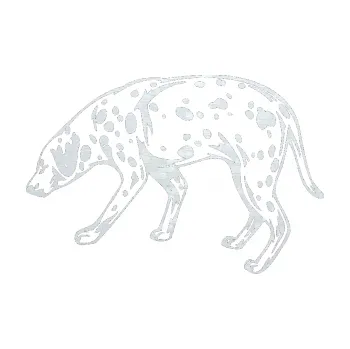 Polep vozidla SAMOLEPKA Pes 001 levá Dalmatin (51 - 3D karbon bílý) NA AUTO, NÁLEPKA, FÓLIE, POLEP, TUNING, VLASTNÍ TEXT, TISK, AUTOSAMOLEPKY.cz, POLEPY, OBRÁZEK, LOGO, SAMOLEPKY