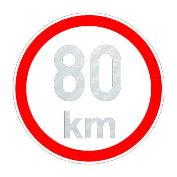 samolepka Maximální rychlost 80km - nejvyšší konstrukční rychlost (51 - 3D karbon bílý) SAMOLEPKA NA AUTO, NÁLEPKA, FÓLIE, POLEP, TUNING, VLASTNÍ TEXT, TISK, AUTOSAMOLEPKY.cz, POLEPY, OBRÁZEK, LOGO, 3D STICKERS