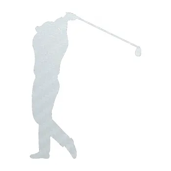 Polep vozidla SAMOLEPKA Golfista 004 levá (51 - 3D karbon bílý) NA AUTO, NÁLEPKA, FÓLIE, POLEP, TUNING, VLASTNÍ TEXT, TISK, AUTOSAMOLEPKY.cz, POLEPY, OBRÁZEK, LOGO, SAMOLEPKY