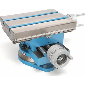 HBM Křížový stůl 225 x 175 mm s otočnou základnou pro frézování nebo vrtání, 17 kg