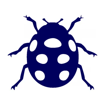 Samolepící dekorace Beruška 003 (23 - tmavě modrá) SAMOLEPKA NA AUTO, NÁLEPKA, FÓLIE, POLEP, TUNING, VLASTNÍ TEXT, TISK, AUTOSAMOLEPKY.cz, POLEPY, OBRÁZEK, LOGO, 3D STICKERS