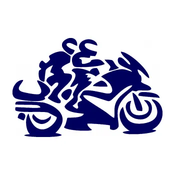 Samolepící dekorace SAMOLEPKA Motorkář 009 pravá se spolujezdcem (23 - tmavě modrá) NA AUTO, NÁLEPKA, FÓLIE, POLEP, TUNING, VLASTNÍ TEXT, TISK, AUTOSAMOLEPKY.cz, POLEPY, OBRÁZEK, LOGO, SAMOLEPKY