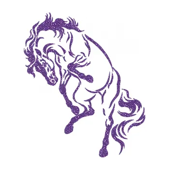 Samolepící dekorace SAMOLEPKA Kůň 047 levá (87 - Ultra Metalic fialová) NA AUTO, NÁLEPKA, FÓLIE, POLEP, TUNING, VLASTNÍ TEXT, TISK, AUTOSAMOLEPKY.cz, POLEPY, OBRÁZEK, LOGO, SAMOLEPKY