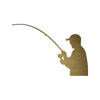 Polep vozidla SAMOLEPKA Rybář 001 levá (64 - škrábaný kov zlatý) NA AUTO, NÁLEPKA, FÓLIE, POLEP, TUNING, VLASTNÍ TEXT, TISK, AUTOSAMOLEPKY.cz, POLEPY, OBRÁZEK, LOGO, SAMOLEPKY