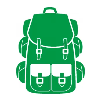 Samolepící dekorace Batoh 001 (12 - zelená) SAMOLEPKA NA AUTO, NÁLEPKA, FÓLIE, POLEP, TUNING, VLASTNÍ TEXT, TISK, AUTOSAMOLEPKY.cz, POLEPY, OBRÁZEK, LOGO, 3D STICKERS