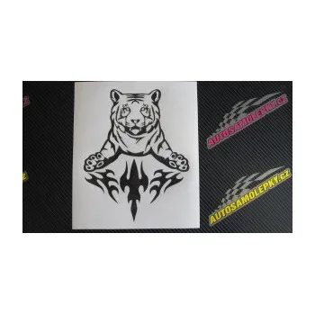 Samolepicí dekorace na vozidlo Animal flames 045 pravá tygr (10 - červená) SAMOLEPKA NA AUTO, NÁLEPKA, FÓLIE, POLEP, TUNING, VLASTNÍ TEXT, TISK, AUTOSAMOLEPKY.cz, POLEPY, OBRÁZEK, LOGO, 3D STICKERS