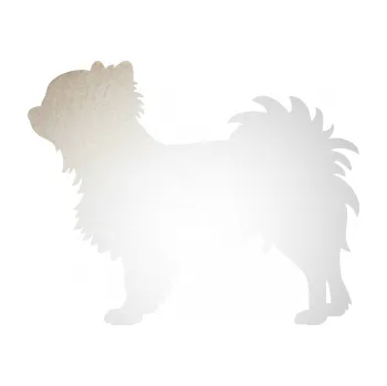 Polep vozidla SAMOLEPKA Pes 156 levá čivava (82 - odrazková reflexní bílá) NA AUTO, NÁLEPKA, FÓLIE, POLEP, TUNING, VLASTNÍ TEXT, TISK, AUTOSAMOLEPKY.cz, POLEPY, OBRÁZEK, LOGO, SAMOLEPKY