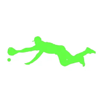 Samolepicí dekorace na vozidlo Baseball 015 levá (71 - Fluorescentní zelená) SAMOLEPKA NA AUTO, NÁLEPKA, FÓLIE, POLEP, TUNING, VLASTNÍ TEXT, TISK, AUTOSAMOLEPKY.cz, POLEPY, OBRÁZEK, LOGO, 3D STICKERS