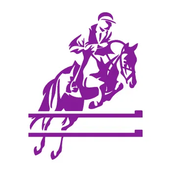 Samolepící dekorace Kůň 083 pravá skok přes překážku (14 - fialová) SAMOLEPKA NA AUTO, NÁLEPKA, FÓLIE, POLEP, TUNING, VLASTNÍ TEXT, TISK, AUTOSAMOLEPKY.cz, POLEPY, OBRÁZEK, LOGO, 3D STICKERS