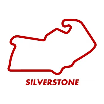 Samolepící dekorace Okruh Silverstone (18 - tmavě červená) SAMOLEPKA NA AUTO, NÁLEPKA, FÓLIE, POLEP, TUNING, VLASTNÍ TEXT, TISK, AUTOSAMOLEPKY.cz, POLEPY, OBRÁZEK, LOGO, 3D STICKERS