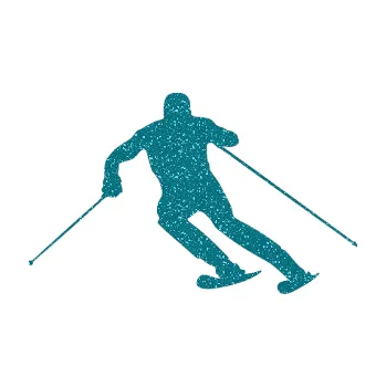 Samolepicí dekorace na vozidlo Lyžař 003 levá (92 - Ultra Metalic tyrkysová) SAMOLEPKA NA AUTO, NÁLEPKA, FÓLIE, POLEP, TUNING, VLASTNÍ TEXT, TISK, AUTOSAMOLEPKY.cz, POLEPY, OBRÁZEK, LOGO, 3D STICKERS