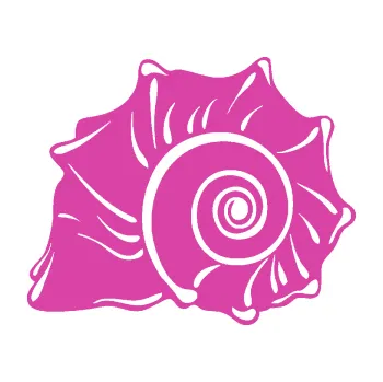 Samolepící dekorace Mušle levá ulita (16 - růžová) SAMOLEPKA NA AUTO, NÁLEPKA, FÓLIE, POLEP, TUNING, VLASTNÍ TEXT, TISK, AUTOSAMOLEPKY.cz, POLEPY, OBRÁZEK, LOGO, 3D STICKERS