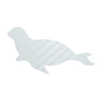 Samolepící dekorace SAMOLEPKA Lachtan 001 levá (51 - 3D karbon bílý) NA AUTO, NÁLEPKA, FÓLIE, POLEP, TUNING, VLASTNÍ TEXT, TISK, AUTOSAMOLEPKY.cz, POLEPY, OBRÁZEK, LOGO, SAMOLEPKY