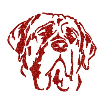 Polep vozidla SAMOLEPKA Pes 125 pravá anglický mastif (86 - Ultra Metalic červená) NA AUTO, NÁLEPKA, FÓLIE, POLEP, TUNING, VLASTNÍ TEXT, TISK, AUTOSAMOLEPKY.cz, POLEPY, OBRÁZEK, LOGO, SAMOLEPKY