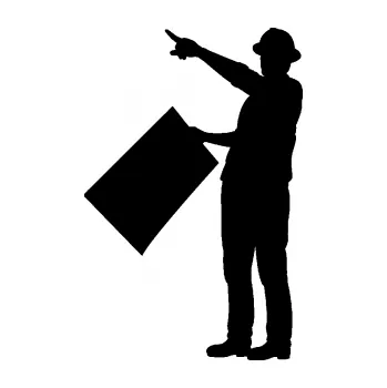 Samolepící dekorace SAMOLEPKA Inženýr 001 levá (01 - černá) NA AUTO, NÁLEPKA, FÓLIE, POLEP, TUNING, VLASTNÍ TEXT, TISK, AUTOSAMOLEPKY.cz, POLEPY, OBRÁZEK, LOGO, SAMOLEPKY