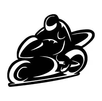 Samolepící dekorace SAMOLEPKA Motorkář 011 levá (01 - černá) NA AUTO, NÁLEPKA, FÓLIE, POLEP, TUNING, VLASTNÍ TEXT, TISK, AUTOSAMOLEPKY.cz, POLEPY, OBRÁZEK, LOGO, SAMOLEPKY