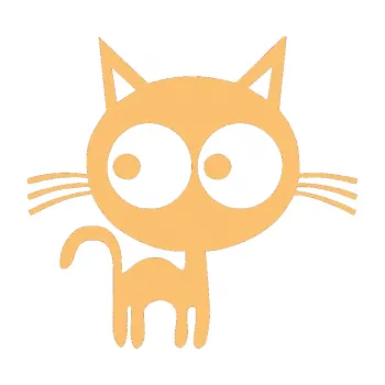 Samolepící dekorace Kočička 001 pravá (08 - béžová) SAMOLEPKA NA AUTO, NÁLEPKA, FÓLIE, POLEP, TUNING, VLASTNÍ TEXT, TISK, AUTOSAMOLEPKY.cz, POLEPY, OBRÁZEK, LOGO, 3D STICKERS