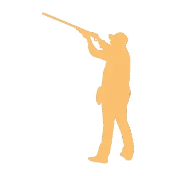 Samolepící dekorace SAMOLEPKA Myslivec 001 levá (08 - béžová) NA AUTO, NÁLEPKA, FÓLIE, POLEP, TUNING, VLASTNÍ TEXT, TISK, AUTOSAMOLEPKY.cz, POLEPY, OBRÁZEK, LOGO, SAMOLEPKY