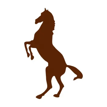 Samolepící dekorace Kůň 013 levá na zadních (15 - hnědá) SAMOLEPKA NA AUTO, NÁLEPKA, FÓLIE, POLEP, TUNING, VLASTNÍ TEXT, TISK, AUTOSAMOLEPKY.cz, POLEPY, OBRÁZEK, LOGO, 3D STICKERS