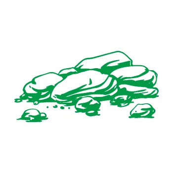 Samolepící dekorace Krajina kameny 001 (12 - zelená) SAMOLEPKA NA AUTO, NÁLEPKA, FÓLIE, POLEP, TUNING, VLASTNÍ TEXT, TISK, AUTOSAMOLEPKY.cz, POLEPY, OBRÁZEK, LOGO, 3D STICKERS