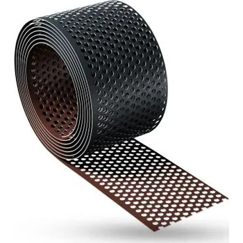 Okapová mřížka kovová Pz lak. 80 mm - RAL 8004 cihlová