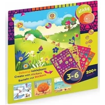 První čtění Dekoruj naklejkami Pory roku